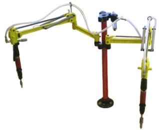 Tappex flexi arm with pneumatic screwdriver